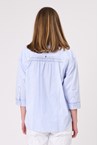 BELLA STRIPED SHIRT - blue/white